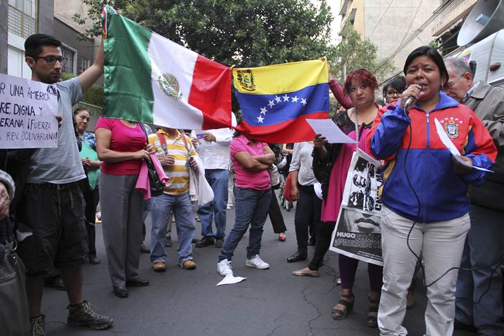 Embajada venezolana busca apoyo en México
