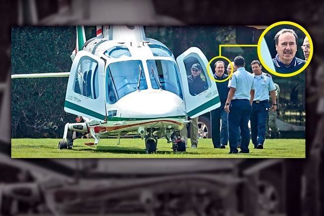 Gamboa Patrón viaja en helicóptero oficial para ir al golf