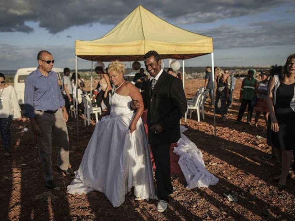 boda basurero america brasil brasilia lixao