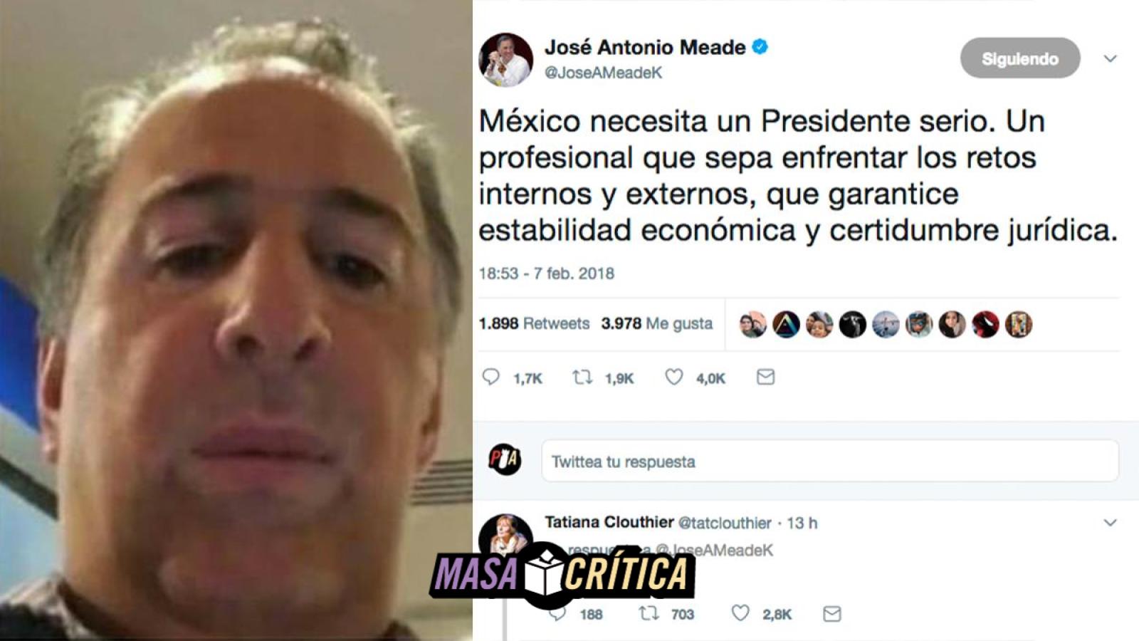 Tatiana Clouthier trollea a Meade... y él tarda 12 horas en responder