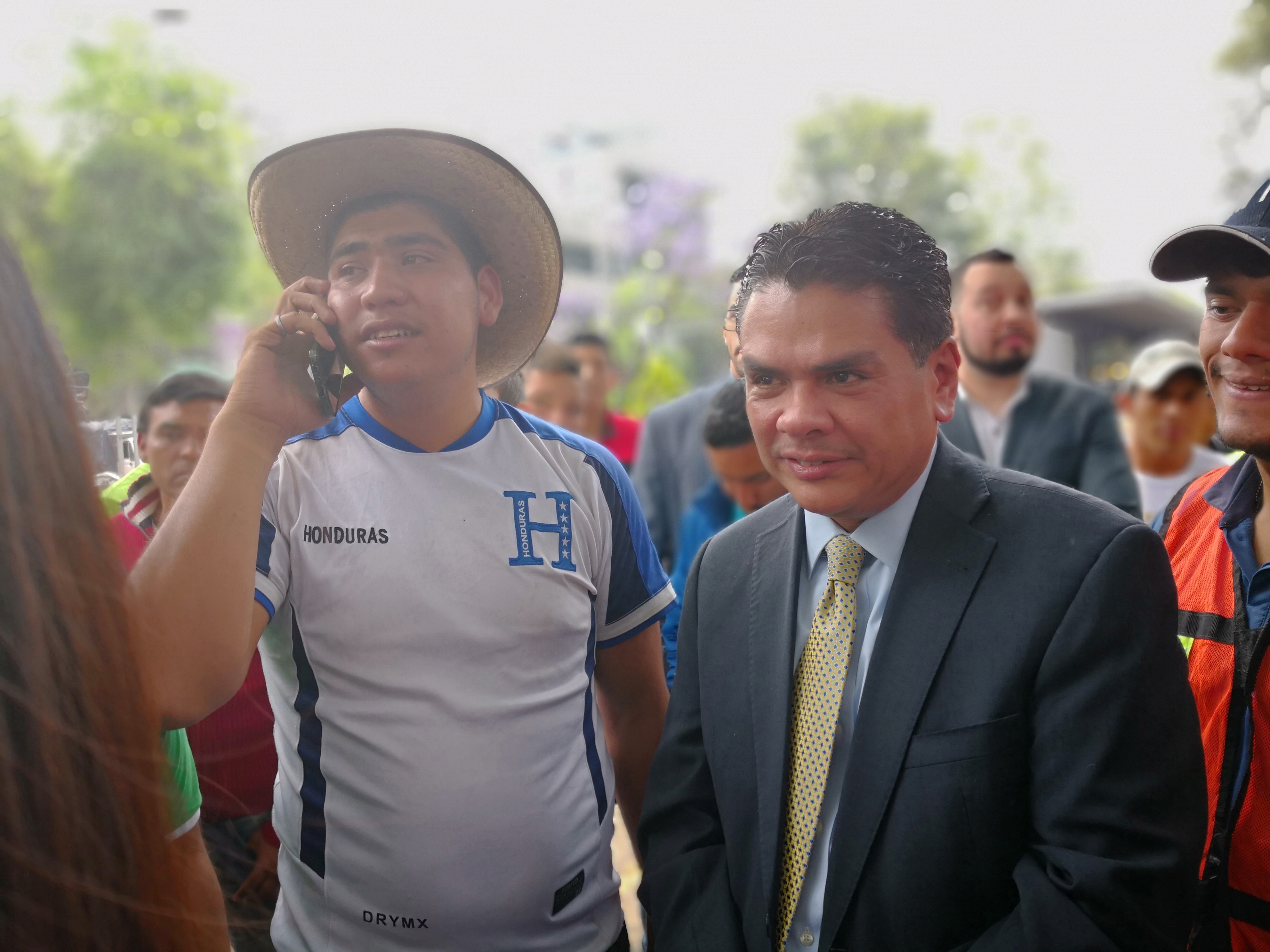 Embajador Honduras Caravana Viacrucis Migrante CDMX
