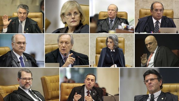 Jueces de la Suprema Corte que enjuiciaron a Lula