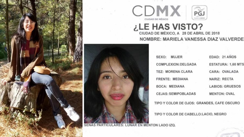 Reportan desaparición de Vanessa Días, estudiante de la UNAM
