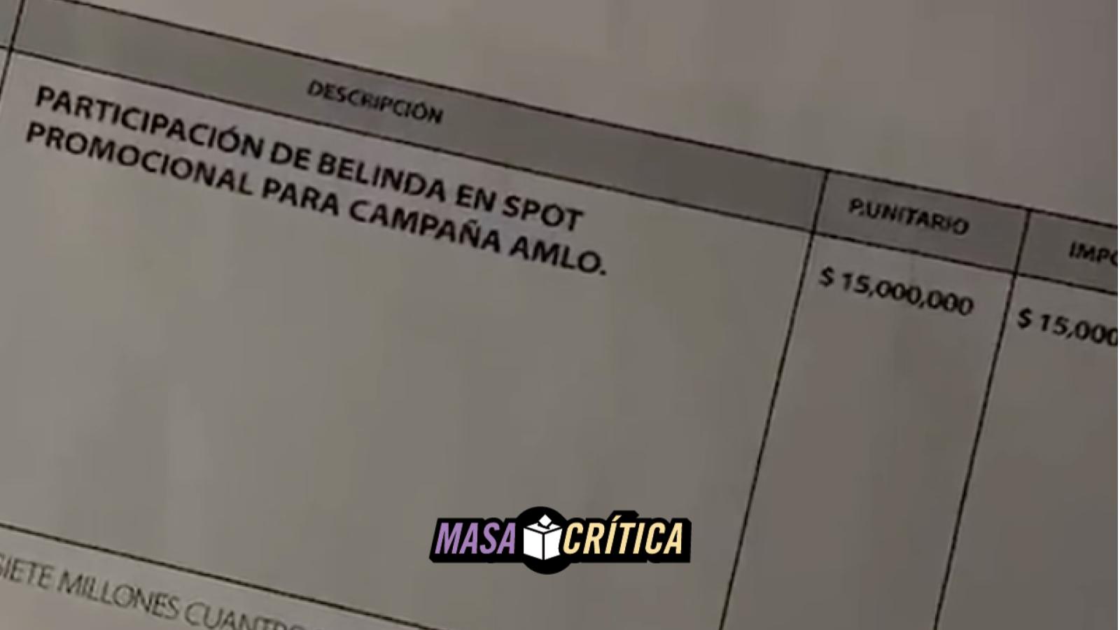 Falsas las facturas de Belinda por apoyar a Morena. Noticias en tiempo real