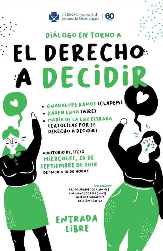 ITESO, Derecho a Decidir, Aborto, Guadalajara