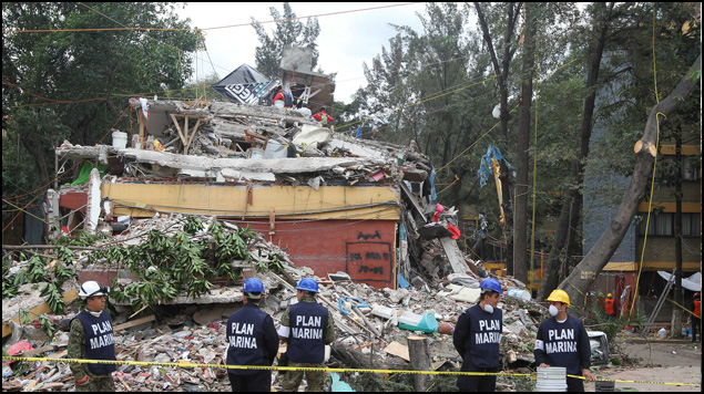 Multifamiliar Tlalpan colapsado en 19S