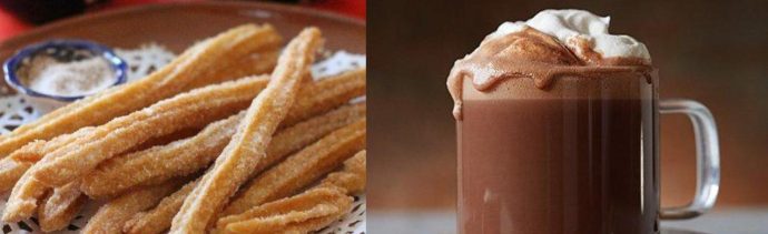 Niños venden churros y chocolate contra y a favor del muro