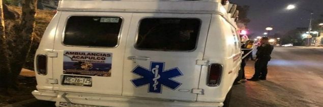 Presunta ambulancia que pertenecía al ERUM