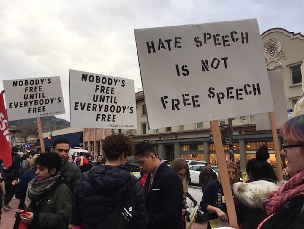 ¿Cuál es la diferencia entre discurso de odio y libertad de expresión?