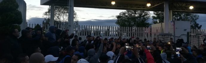 Por malas condiciones, Policía Federal protesta contra Guardia Nacional
