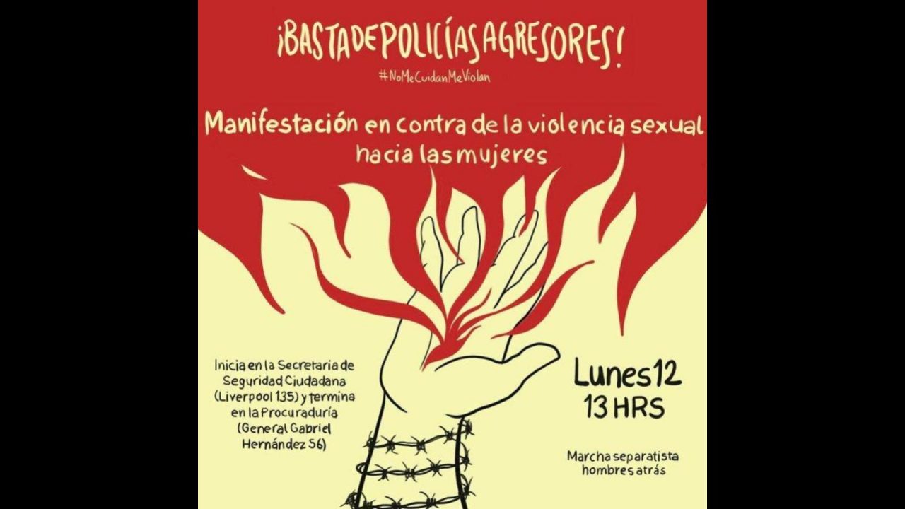 Convocan manifestación ante denuncias de violación policiaca