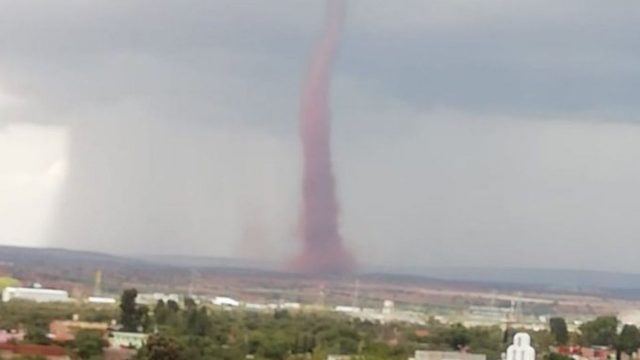 Un tornado en zacatecas sorprendió a la comunidad