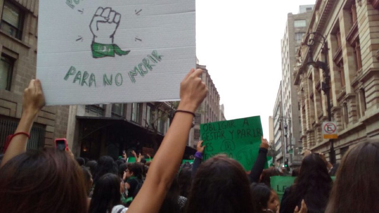 Así se vivió la marcha a favor del aborto en México