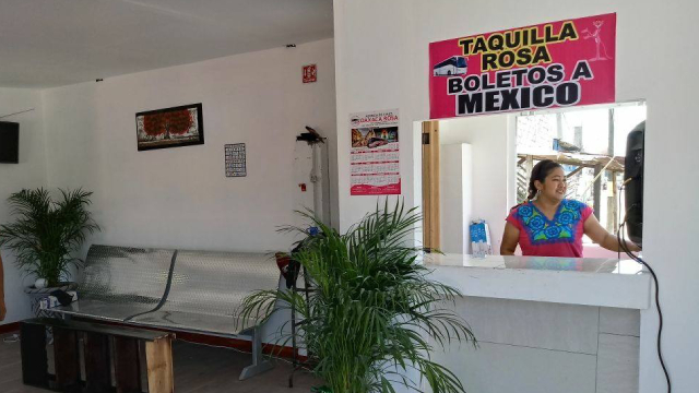 Terminal de Autobuses de Turismo donde pasa la pirateria de CDMX a Oaxaca