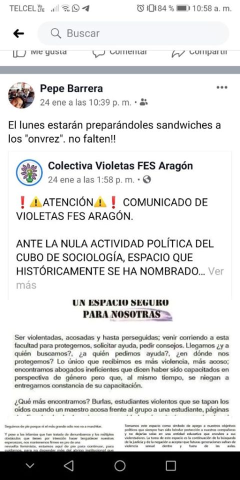 Colocan bomba en espacio separatista de Colectiva Violetas FES Aragón. 