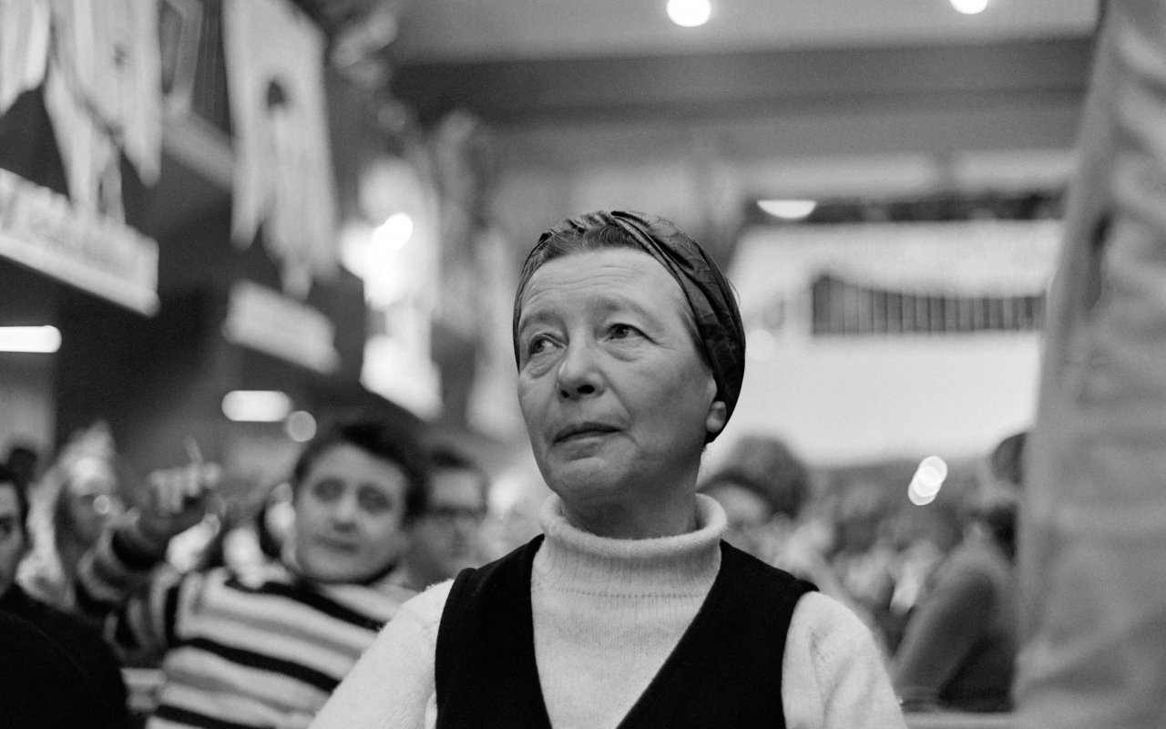 Simone de Beauvoir, fundadora del feminismo.