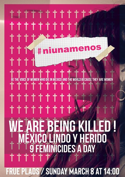 8 Marzo, Marcha Feminista, México, 2020
