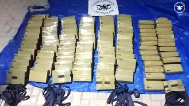 Guardia Nacional asegura metanfetamina Durango