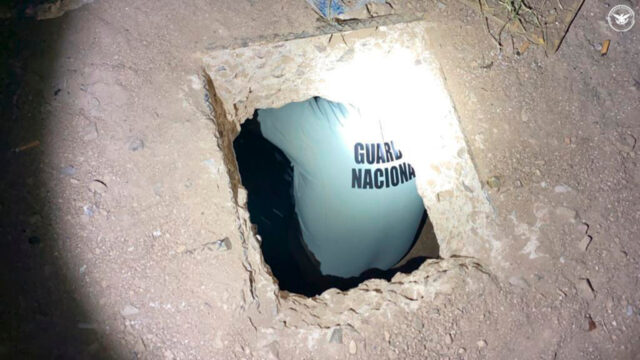 guardia nacional encuentra túnel conecta Nogales Estados Unidos