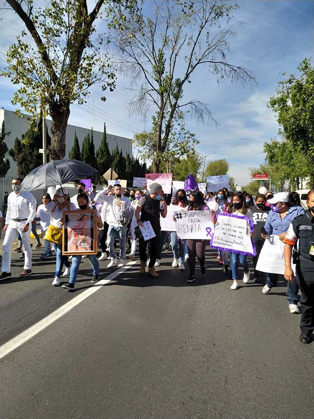 En Ixtapaluca, convocaron a una marcha para exigir justicia para Renata, presuntamente asesinada y violada por el novio de su mamá