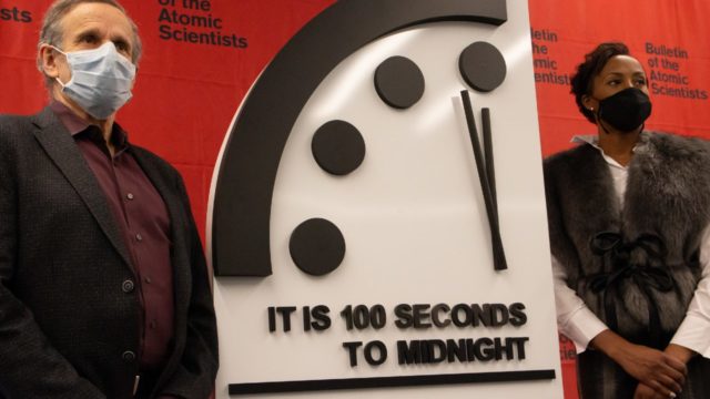 reloj del apocalipsis 100 segundos del fin de mundo