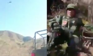 Aeronave de la Fuerza Aérea Mexicana dispara contra del CJNG [Video]