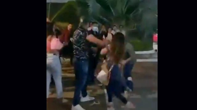 Hombre golpea mujer Chiapas