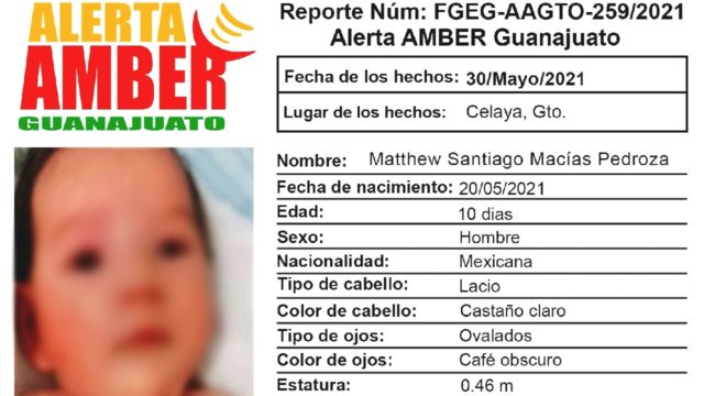 Robo falso bebé Guanajuato Fiscalía
