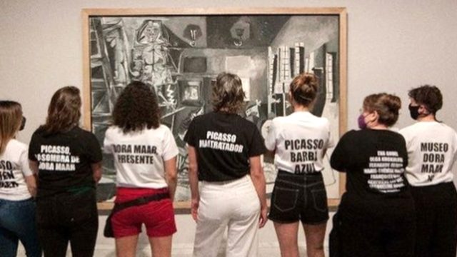 Feministas protesta museo Picasso Barcelona