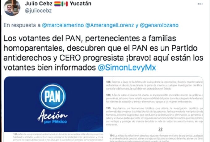 Usuarios Redes PAN Partido Antioderechos CDMX
