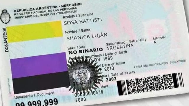 Argentina autoriza documentos identidad personas no binarias