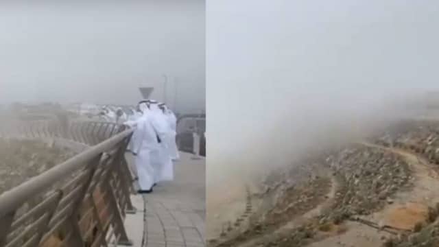Emiratos Árabes Unidos Para combatir ola de calor "siembran" nubes para que llueva