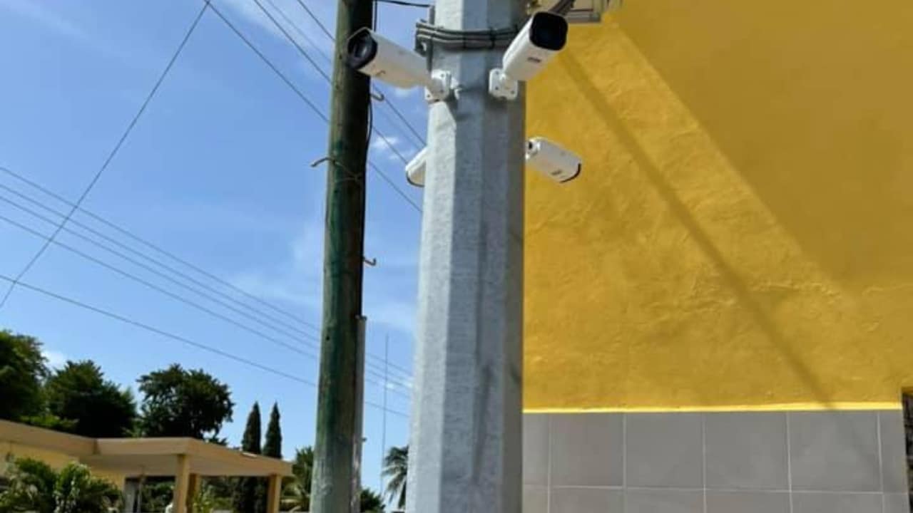 Cámaras de seguridad en Yucatán apuntan a la pared
