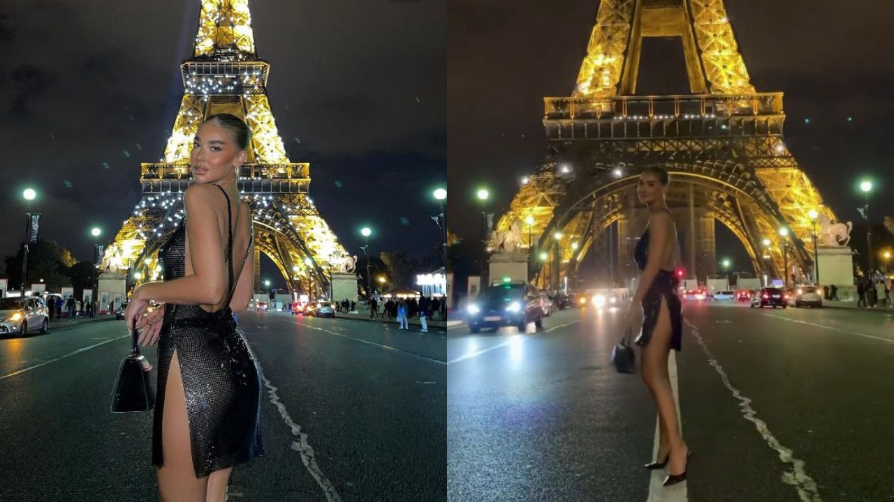 Influencer publica fotos en París y la acusan de photoshopearlas
