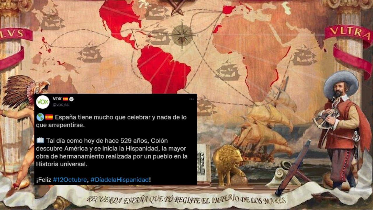 Cristóbal Colón descubre América y se inicia la Hispanidad, la mayor gesta de la Historia de la humanidad.