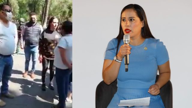 VIDEO: alcaldesa de la delegación Cuauhtémoc acusa a hombre por violencia y pide detenerlo sin autorización