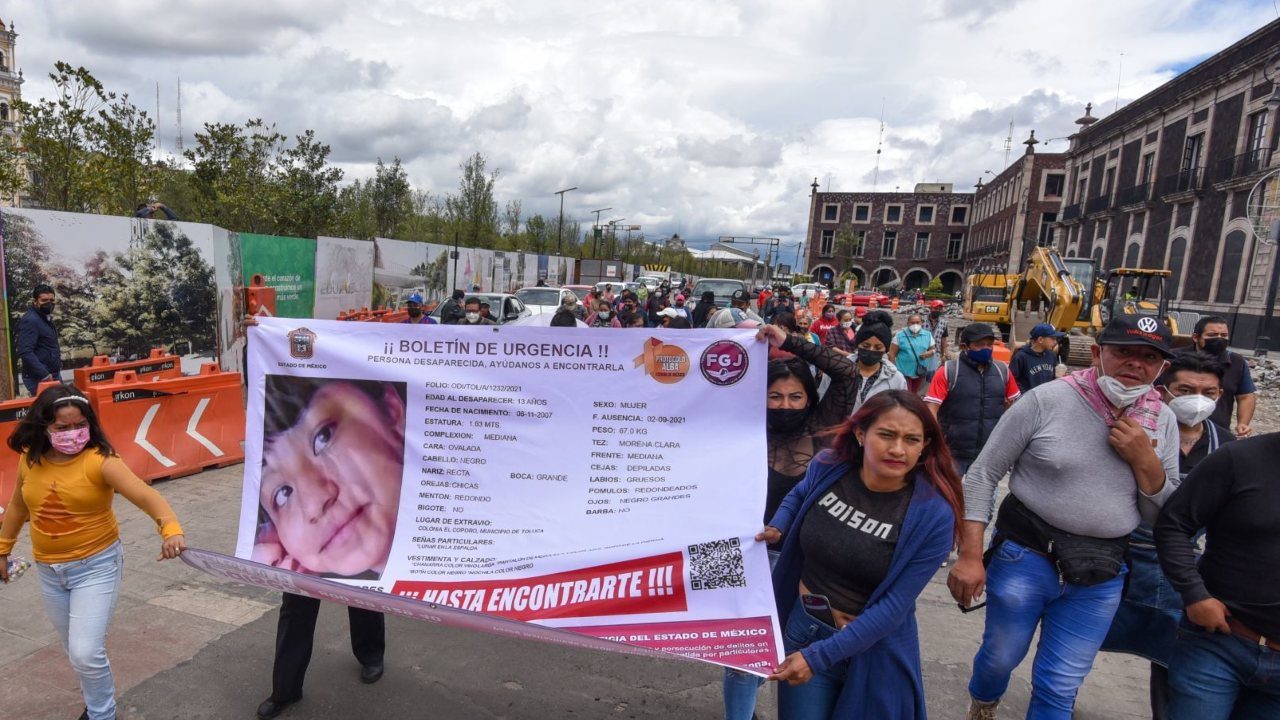 Niñas de 12 a 17 años conforman mayoría de desapariciones en el Estado de México