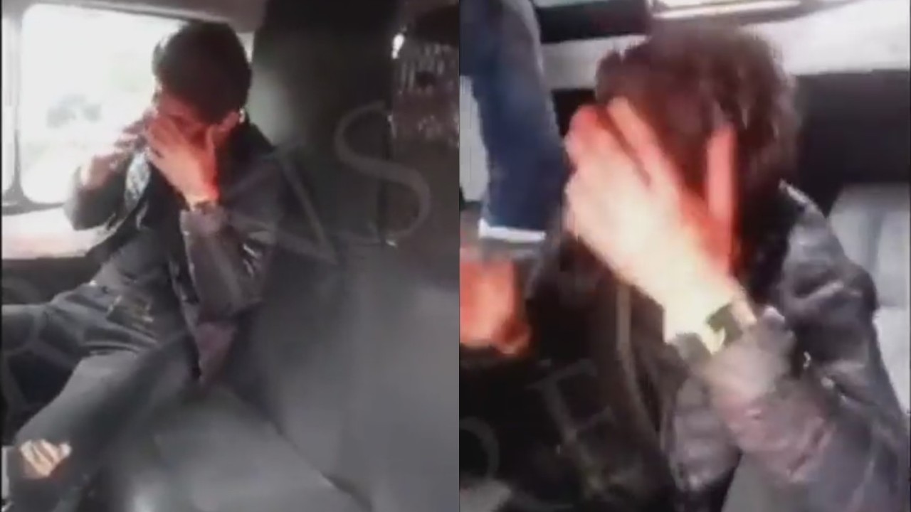 Un ladrón de combi fue exhibido en video por pasajeros que lo golpearon brutalmente