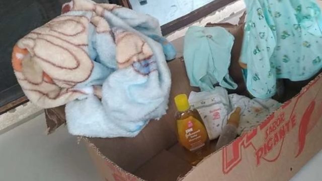 Rescatan a bebé abandonado en caja, su mamá es una niña de 14 años que sufrió abuso
