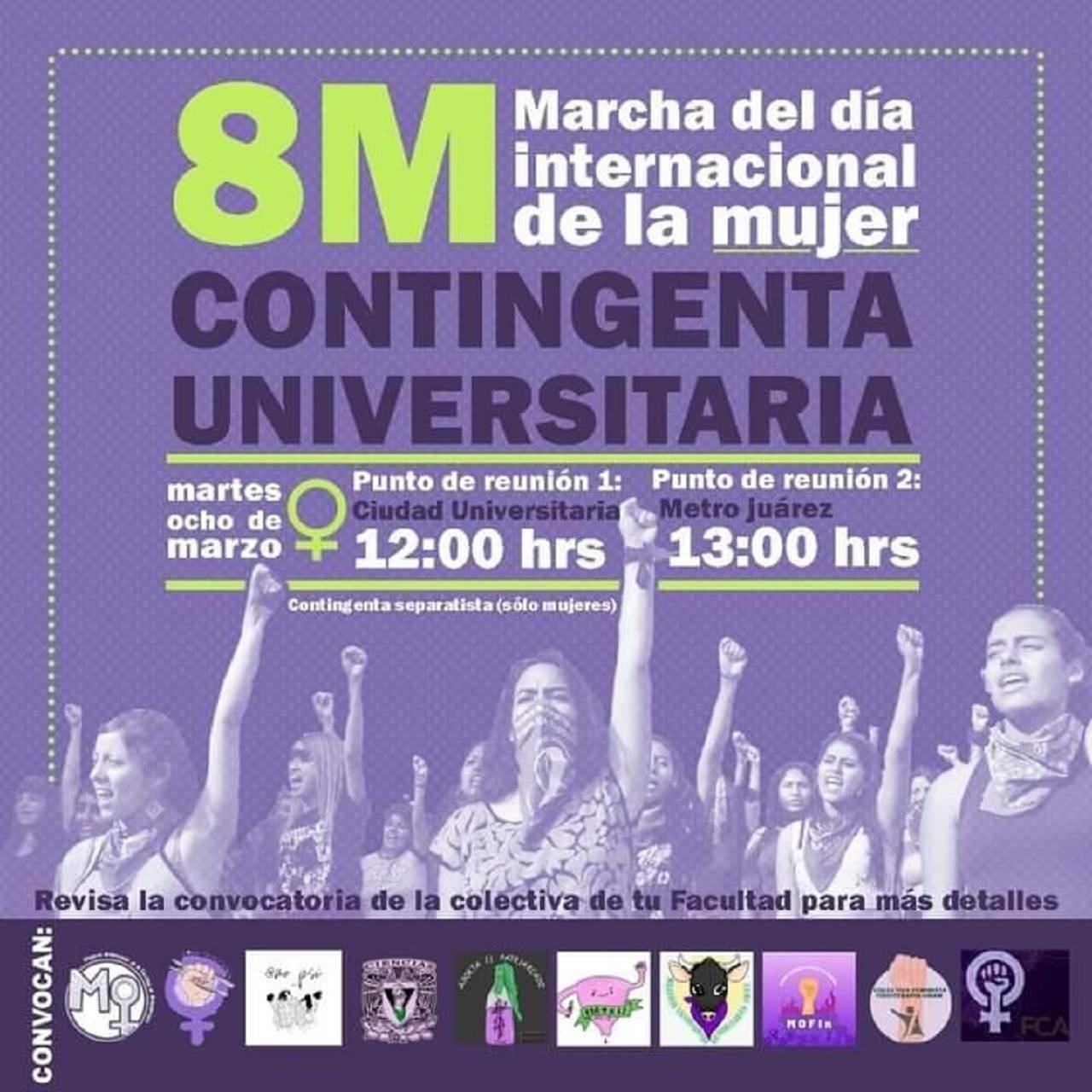 Marcha 8M Día Internacional de la Mujer CDMX 8M