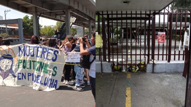 IPN cierra Zacatenco ante protesta para exigir justicia por el caso de la Voca 7