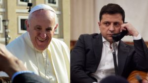 Zelensky pide al papa Francisco que visite Ucrania para que ponga fin a la invasión rusa