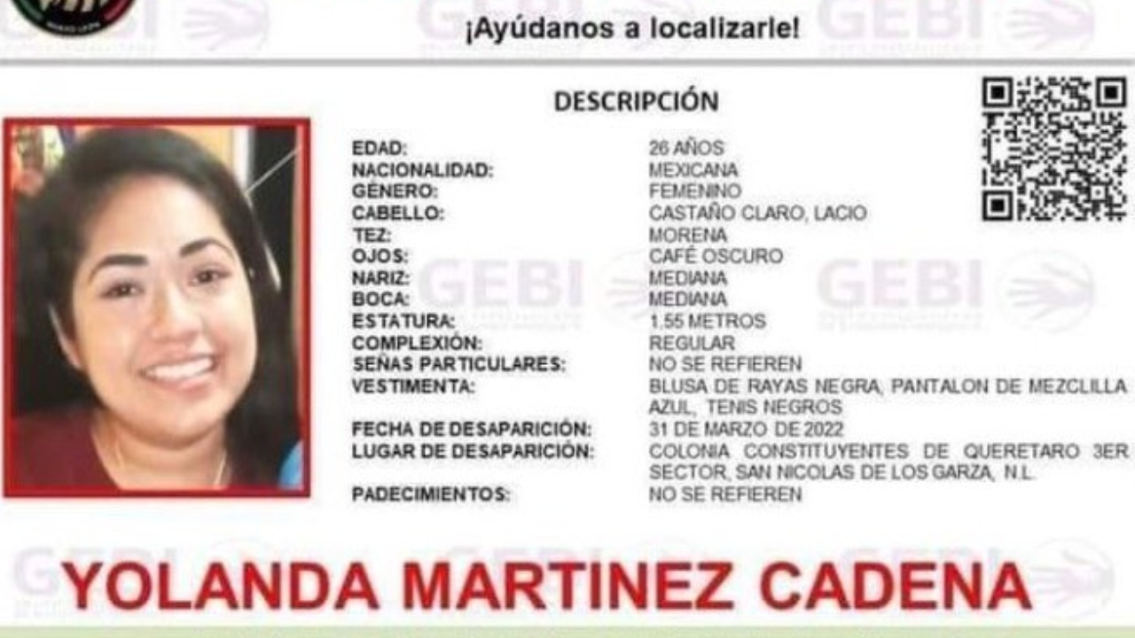 Familia de Yolanda Martínez pide investigar a su exnovio, la vigilaba y ahora está desaparecida