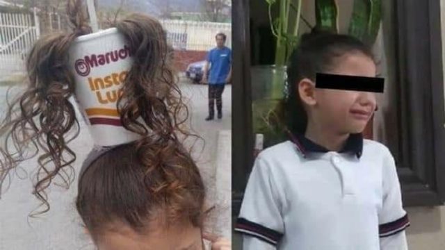 Niña Peinado Loco Maruchan Bullying México