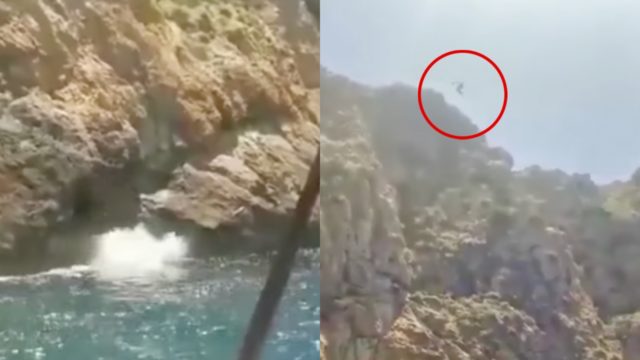 Turista salta al mar desde un acantilado y muere ahogado; su familia no pudo hacer nada