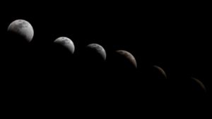 Eclipse Lunar Total México Naturaleza Astronomía Luna Sangre Superluna