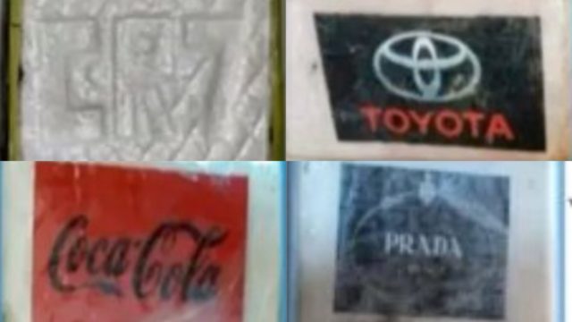 Estas son las marcas que usa el cártel de Sinaloa para identificar sus lotes de cocaína