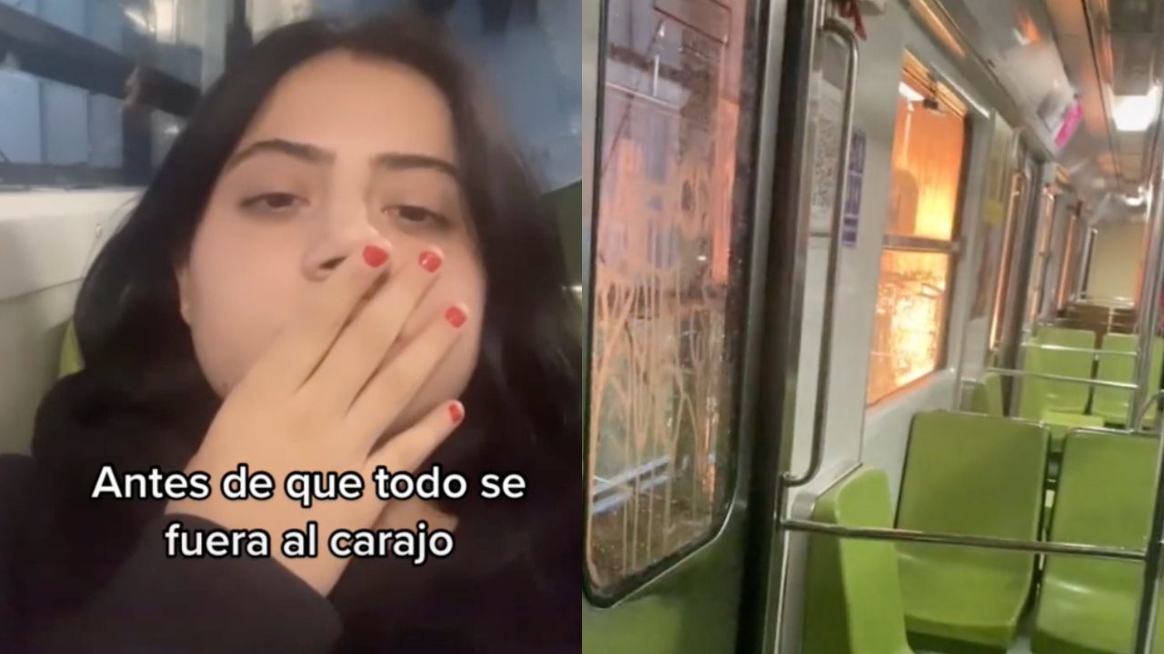 Video: Joven que viajaba en el Metro graba el momento del incendio