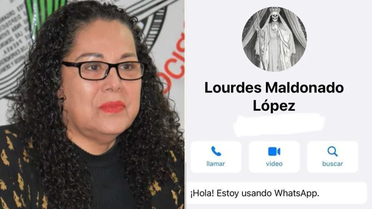 A siete meses del homicidio de Lourdes Maldonado, utilizaron el celular de la periodista y colocaron la imagen de la Santa Muerte en WhatsApp