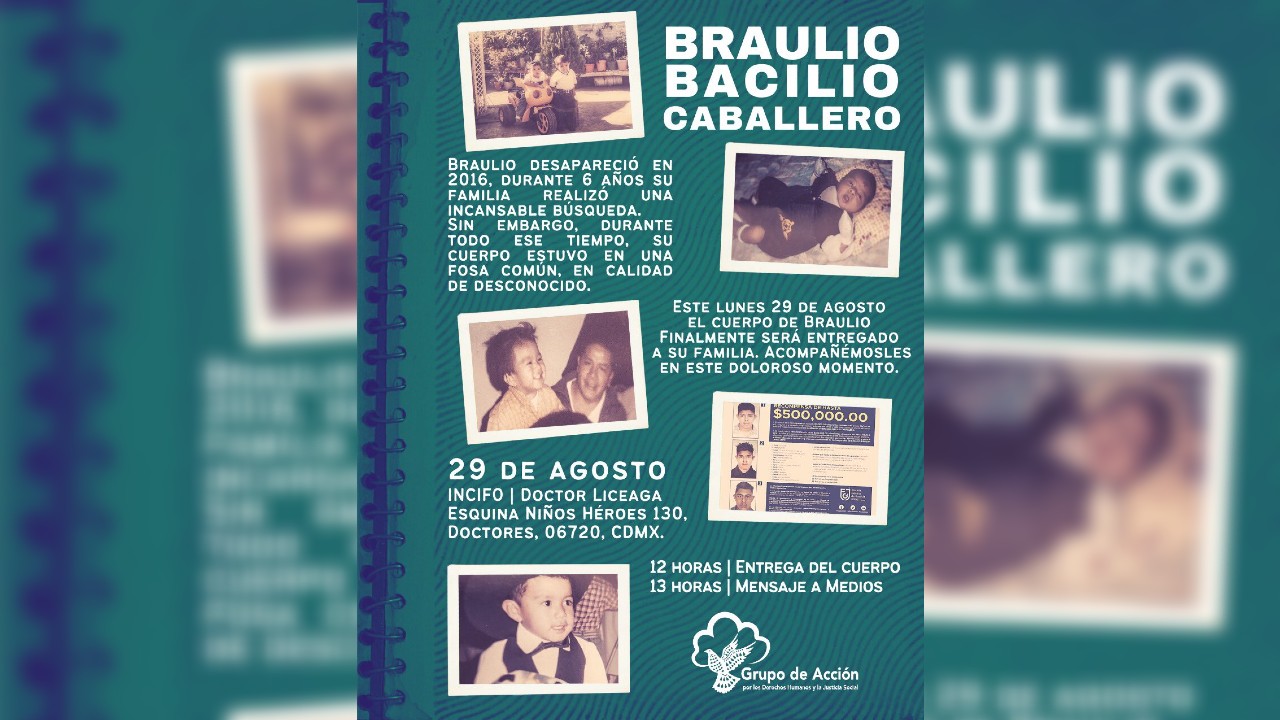 Braulio desapareció hace 6 años en el Metro Pantitlán, tras años de búsqueda su familia lo encontró en una morgue de la CDMX
